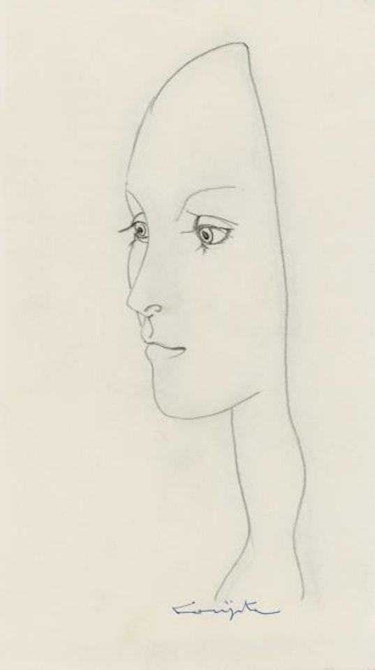 Profil epure by Leonard Tsuguharu Foujita