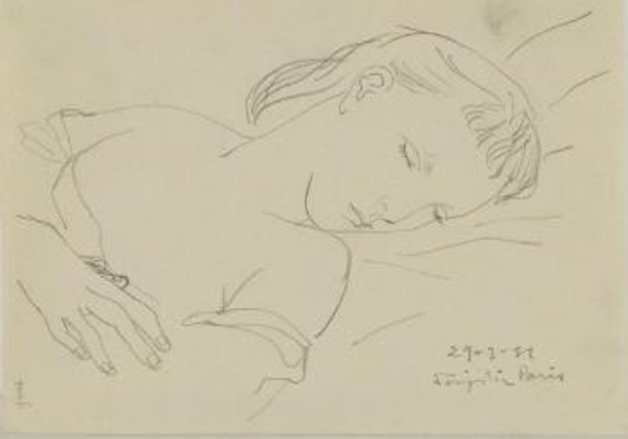 Le sommeil by Leonard Tsuguharu Foujita