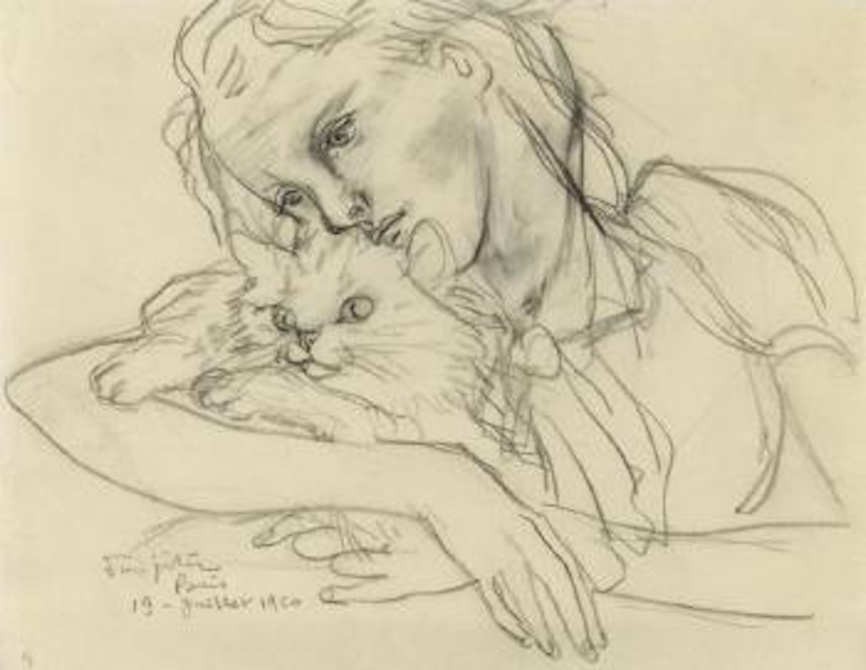 Tendresse by Leonard Tsuguharu Foujita