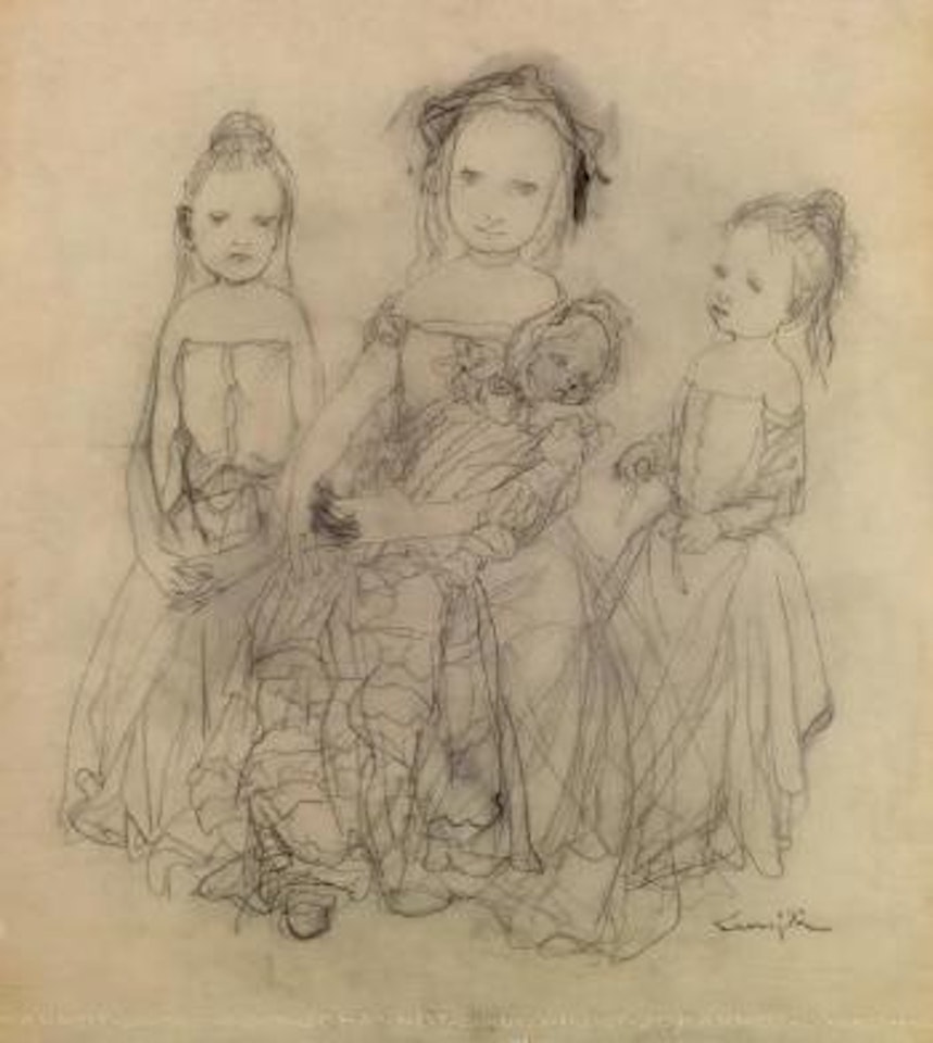 On joue à la maman by Leonard Tsuguharu Foujita