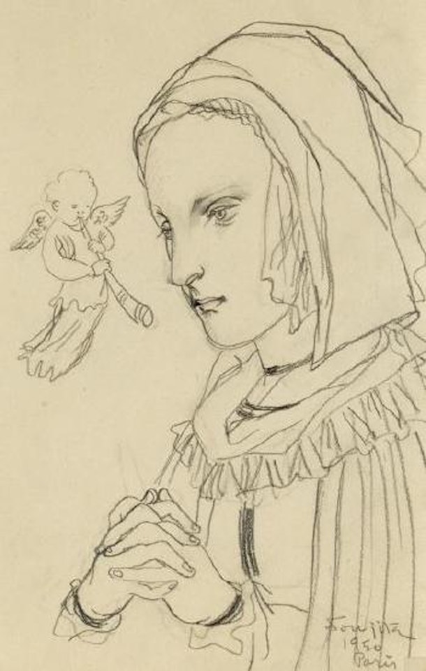 L'apparition by Leonard Tsuguharu Foujita