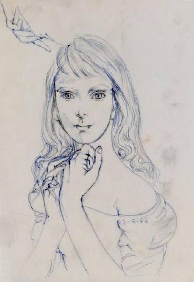 Jeune femme by Leonard Tsuguharu Foujita
