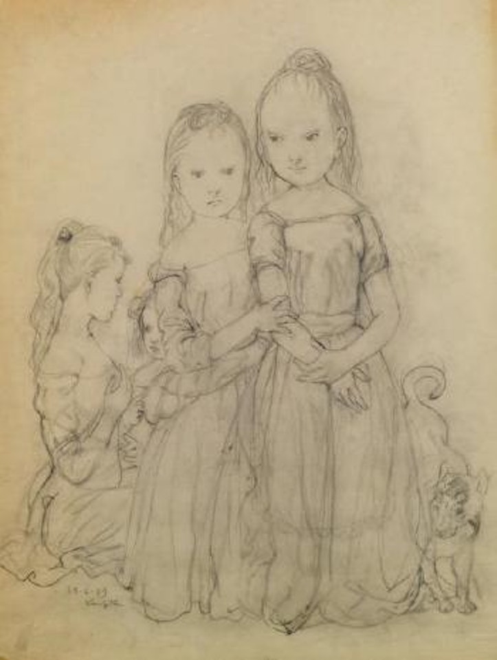 Les quatres amies by Leonard Tsuguharu Foujita