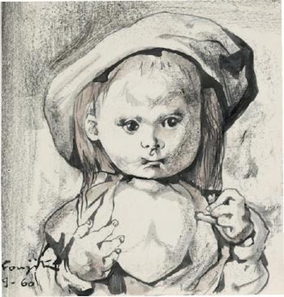 Enfant au chapeau by Leonard Tsuguharu Foujita