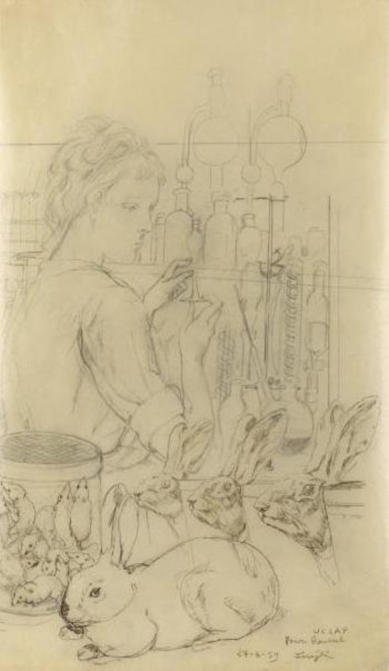 Le petit chimiste by Leonard Tsuguharu Foujita