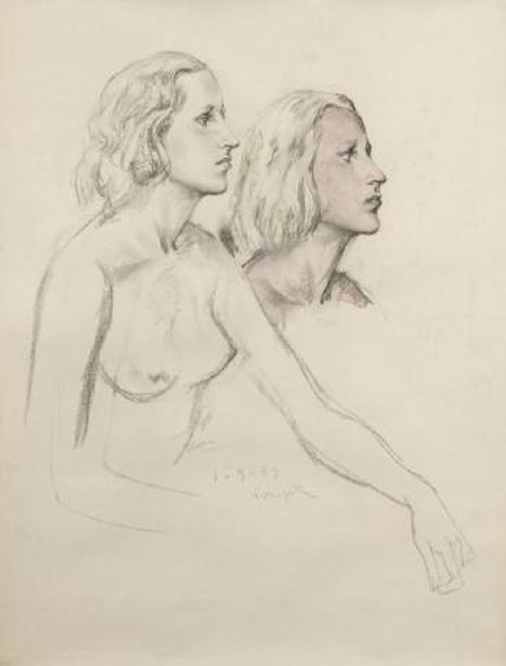 Profils de femmes by Leonard Tsuguharu Foujita