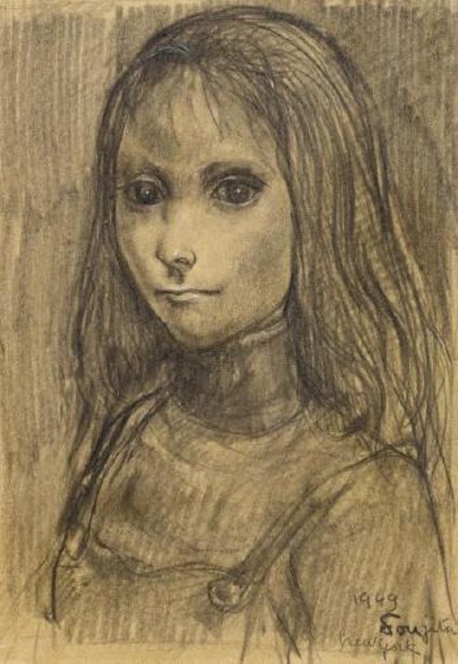 Jeune fille by Leonard Tsuguharu Foujita