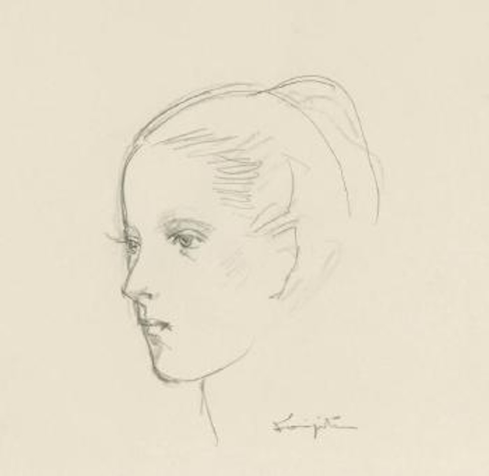 Visage by Leonard Tsuguharu Foujita