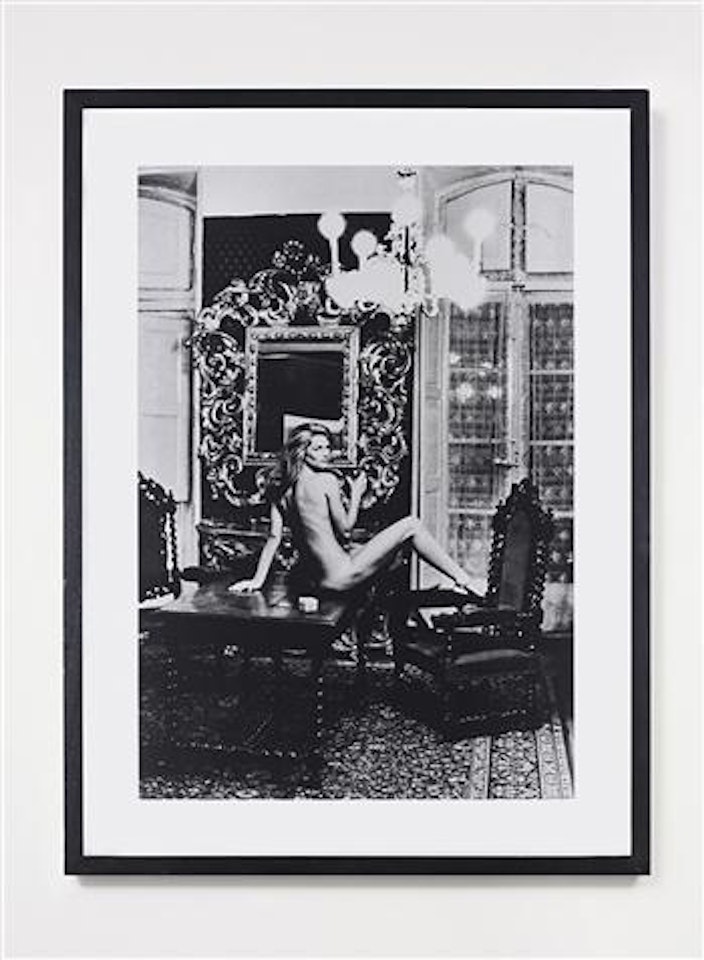 Charlotte Rampling at the Hotel Nord Pinus II, Arles by Helmut Newton
