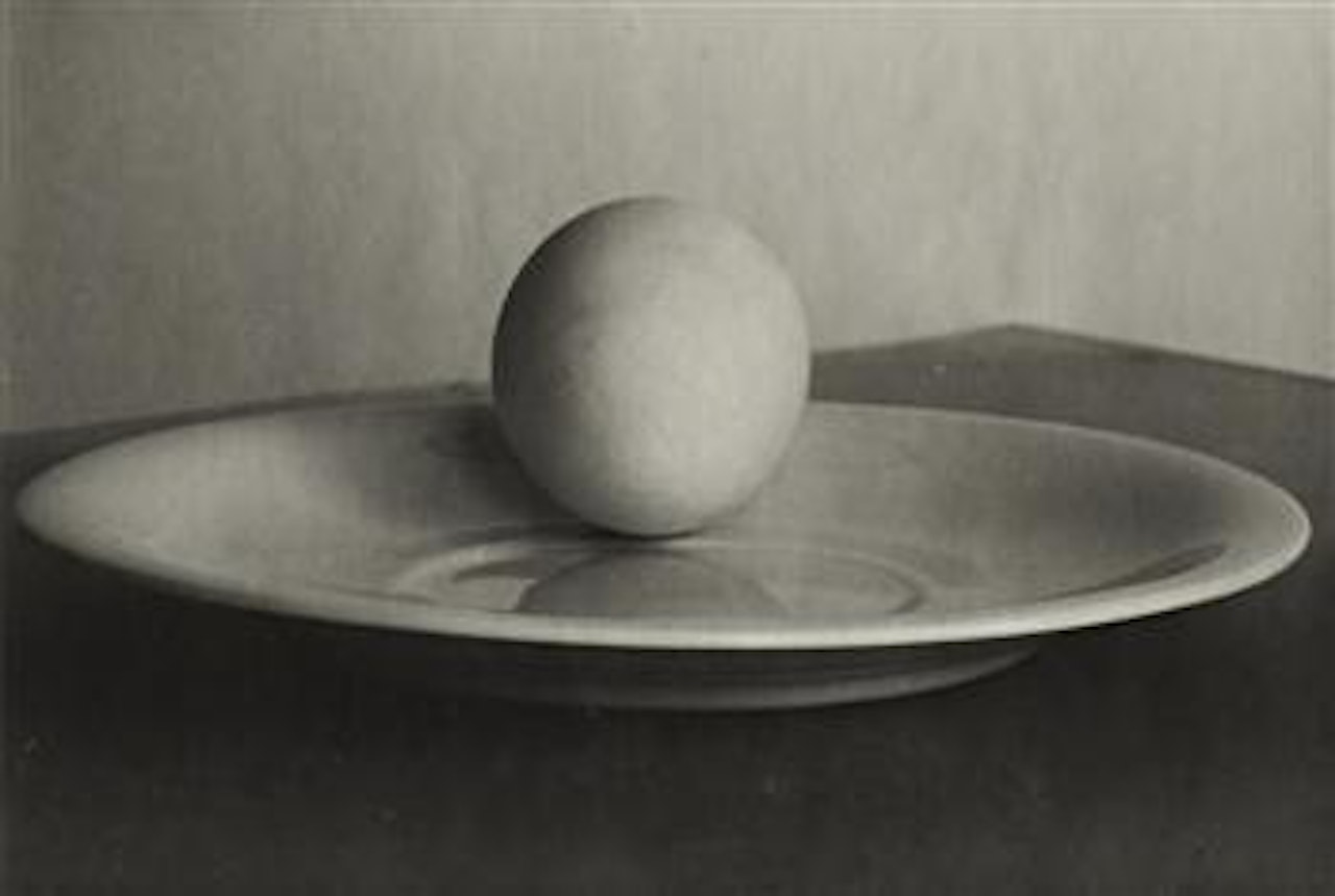 Egg on plate by Josef Sudek