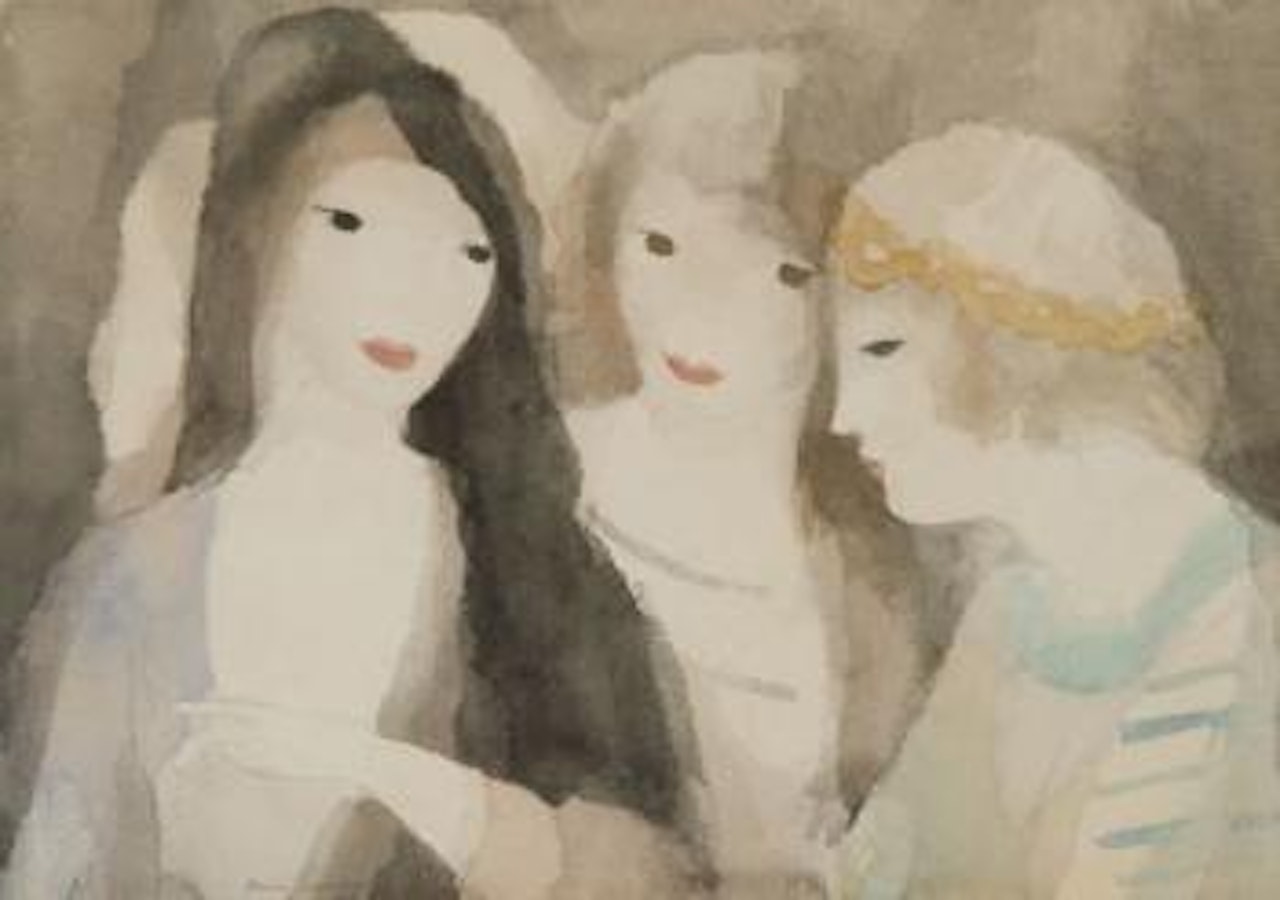 Trois femmes by Marie Laurencin