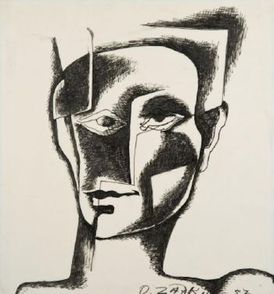 Tête d'homme by Ossip Zadkine