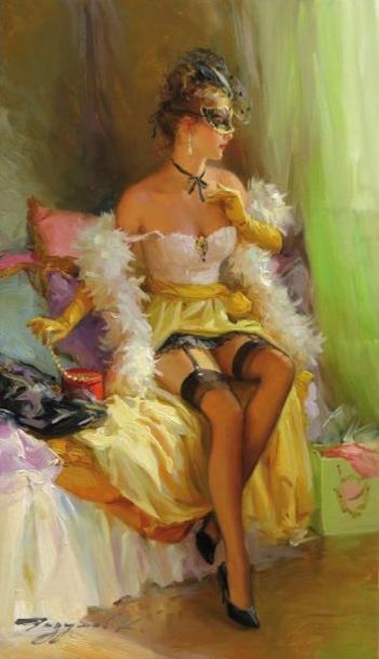 Avant le spectacle by Constantin Razoumov