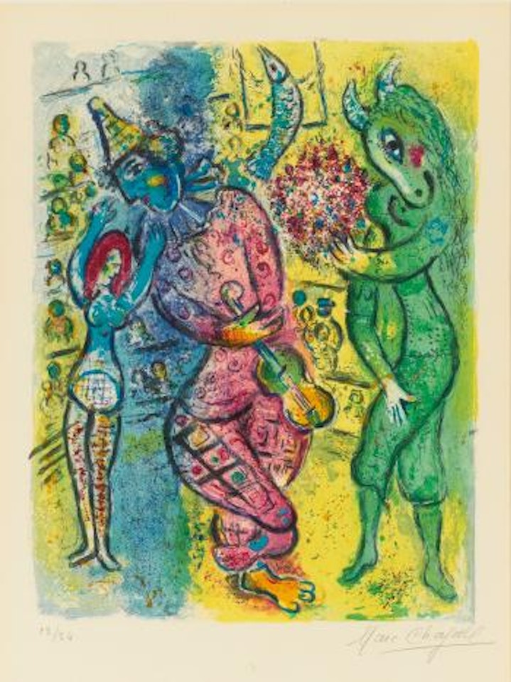 Le Cirque: One Plate (M. 498) by Marc Chagall