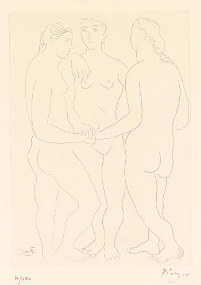 Les Trois Amies (B. 76; Ba. 117) by Pablo Picasso