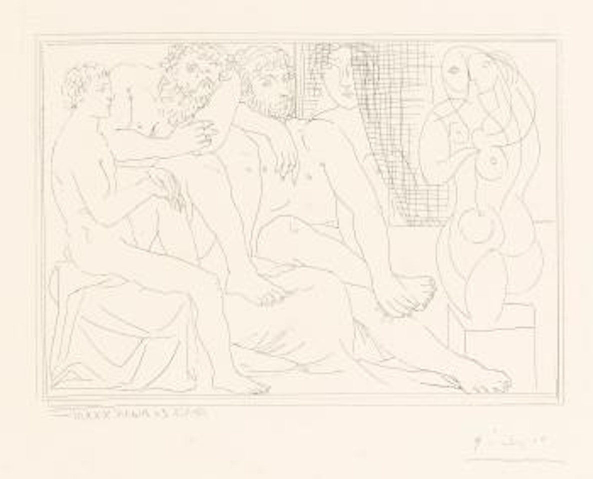 Sculpteurs, Modèles Et Sculpture (B. 149; Ba. 301) by Pablo Picasso