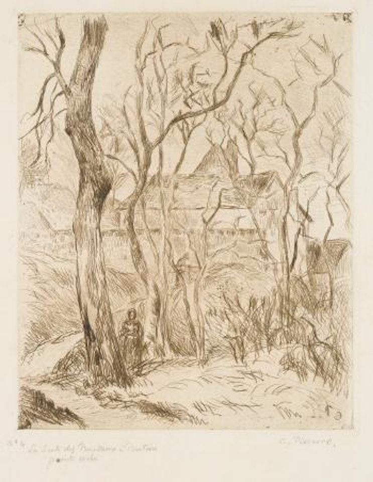 Sente Des Pouilleux, à Pointoise, Grande Planche (Delteil 32) by Camille Pissarro