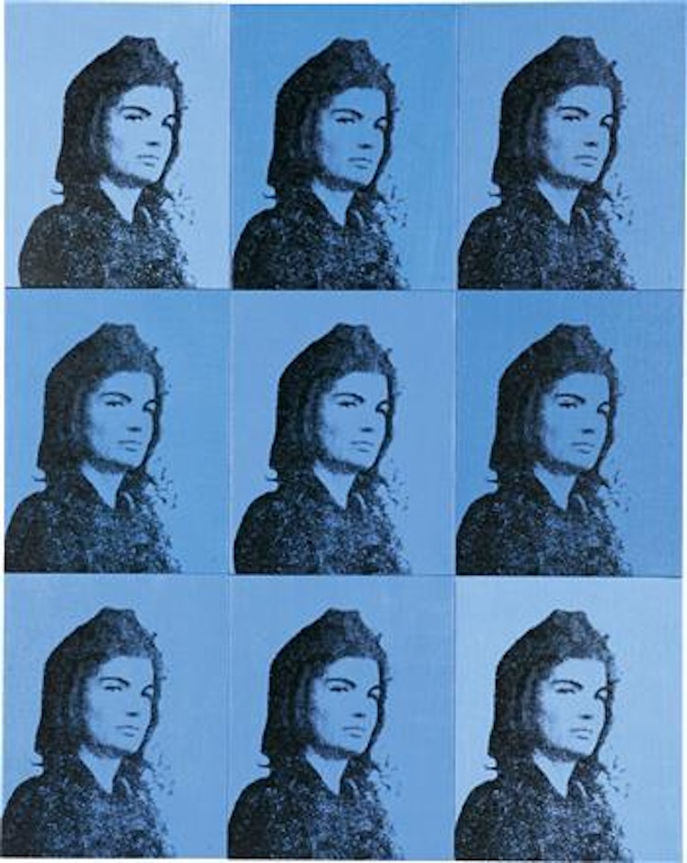 Nine Jackies by Andy Warhol