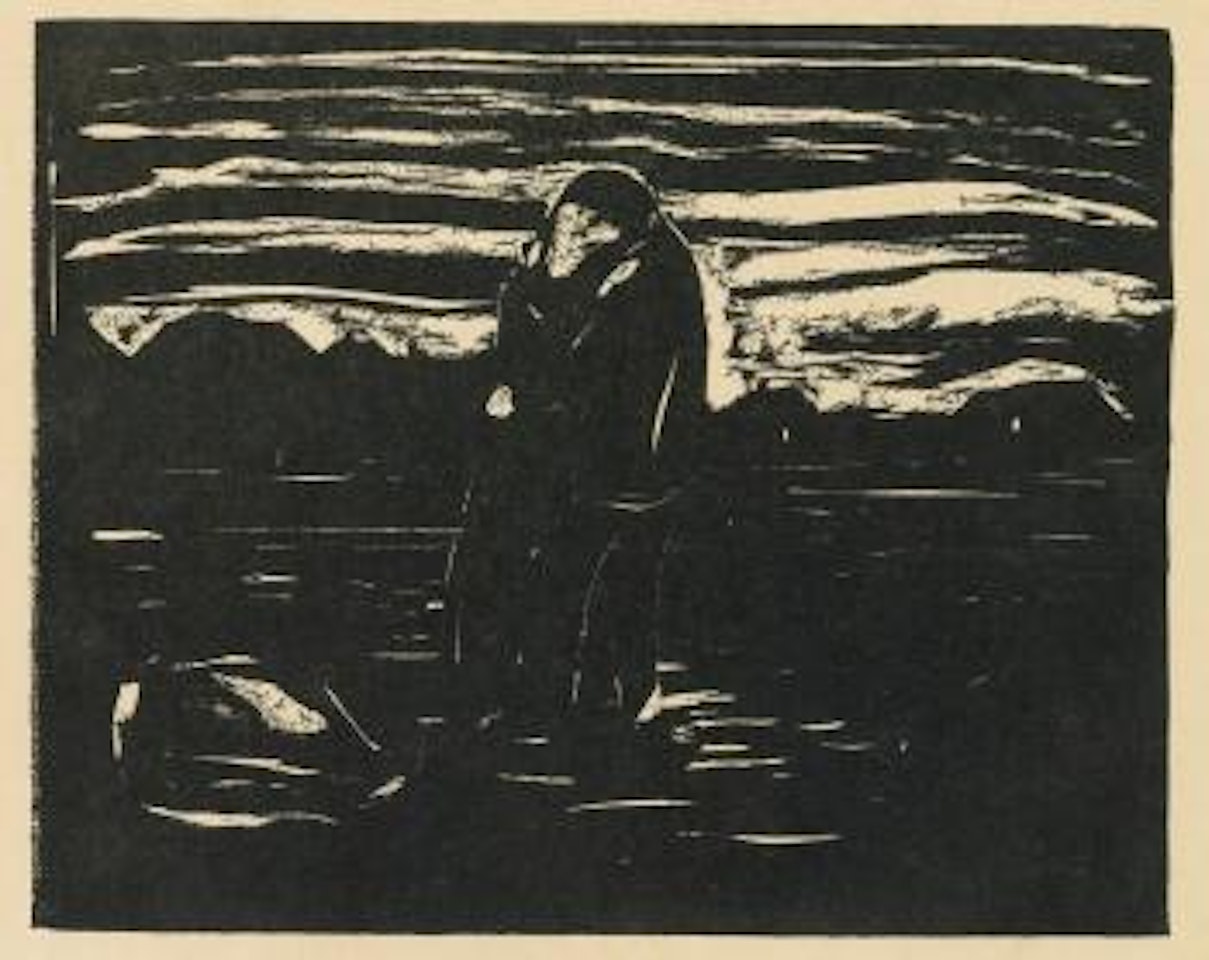 Kiss In The Field (W. 270) by Edvard Munch