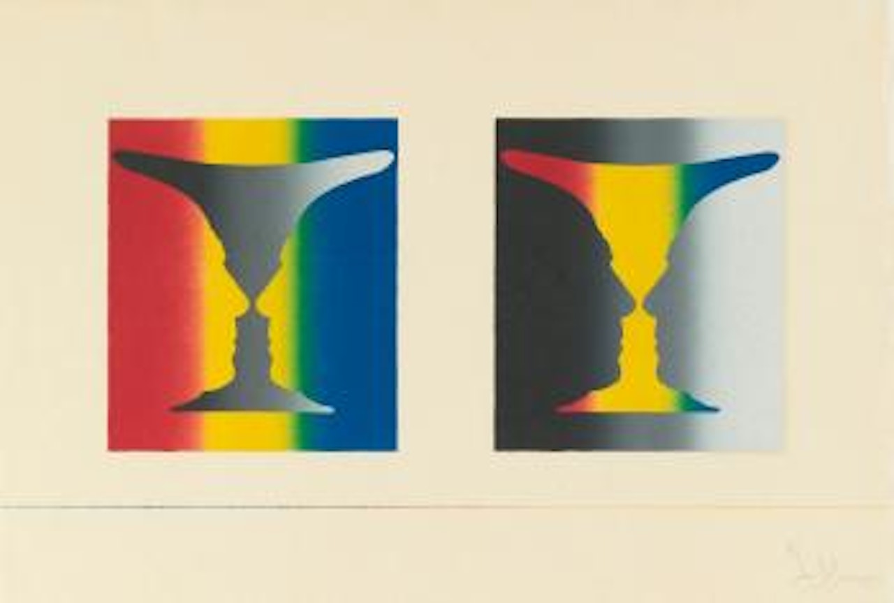 Cups 4 Picasso (Ulae 122) by Jasper Johns