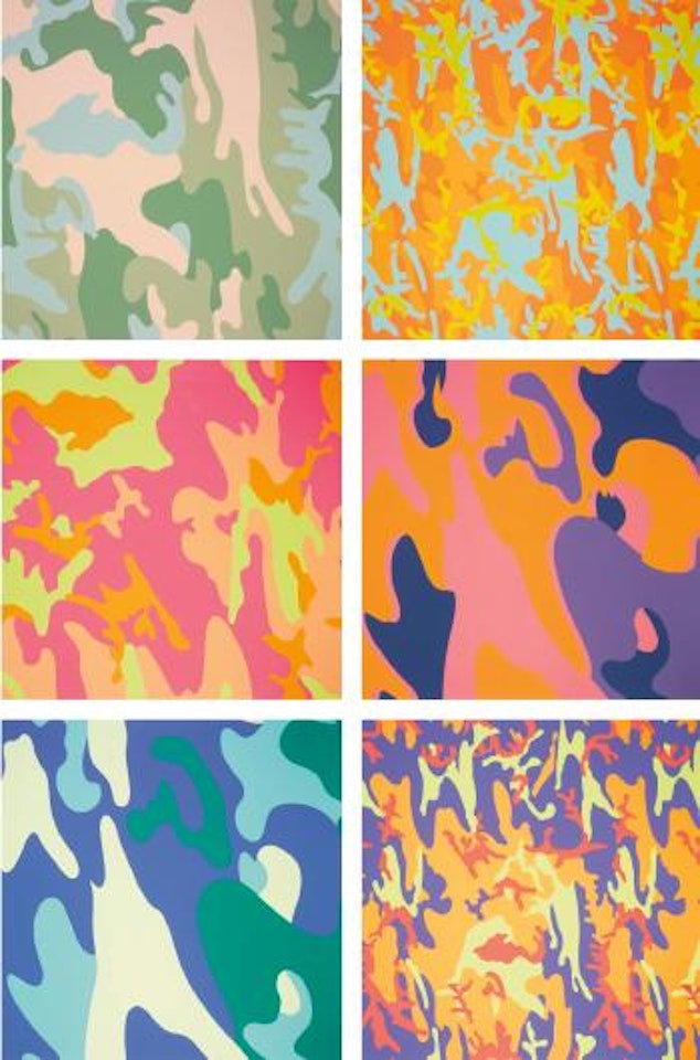 Camouflage (F. & S. II.404-413) by Andy Warhol