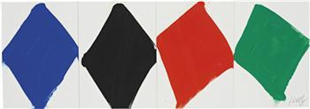 Study for a Four Panel Painting by Ellsworth Kelly