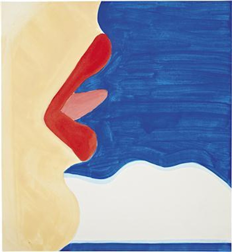 Seascape Study, Tongue Out by Tom Wesselmann