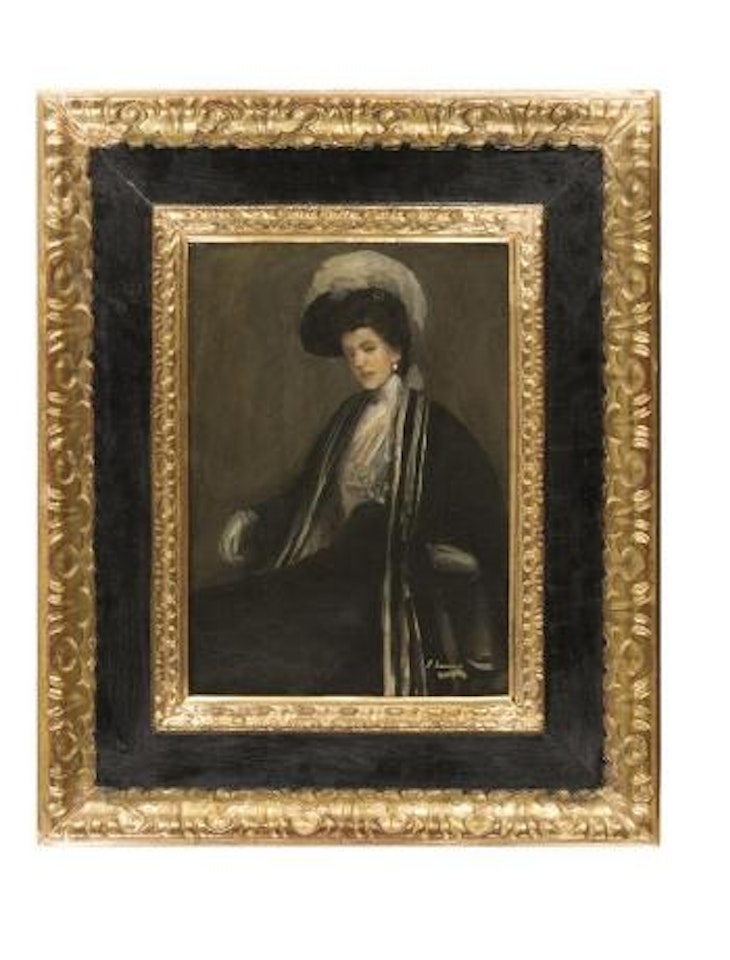 Portrait einer vornehmen Dame by John Lavery