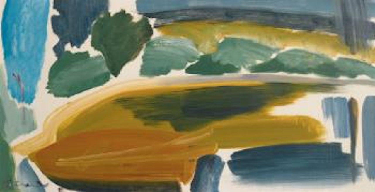 Oared Boat by Ivon Hitchens