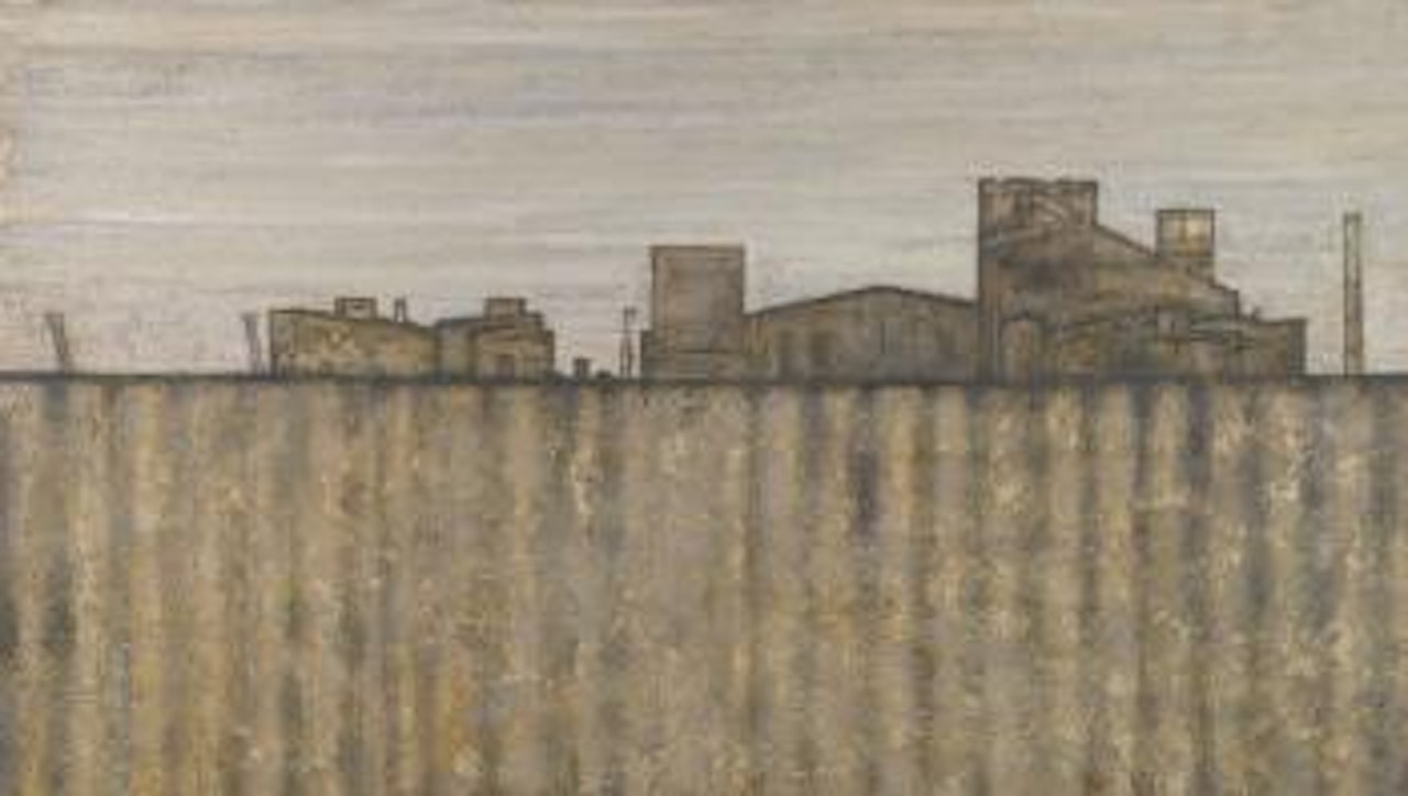 Corrugated Fence by Prunella Clough