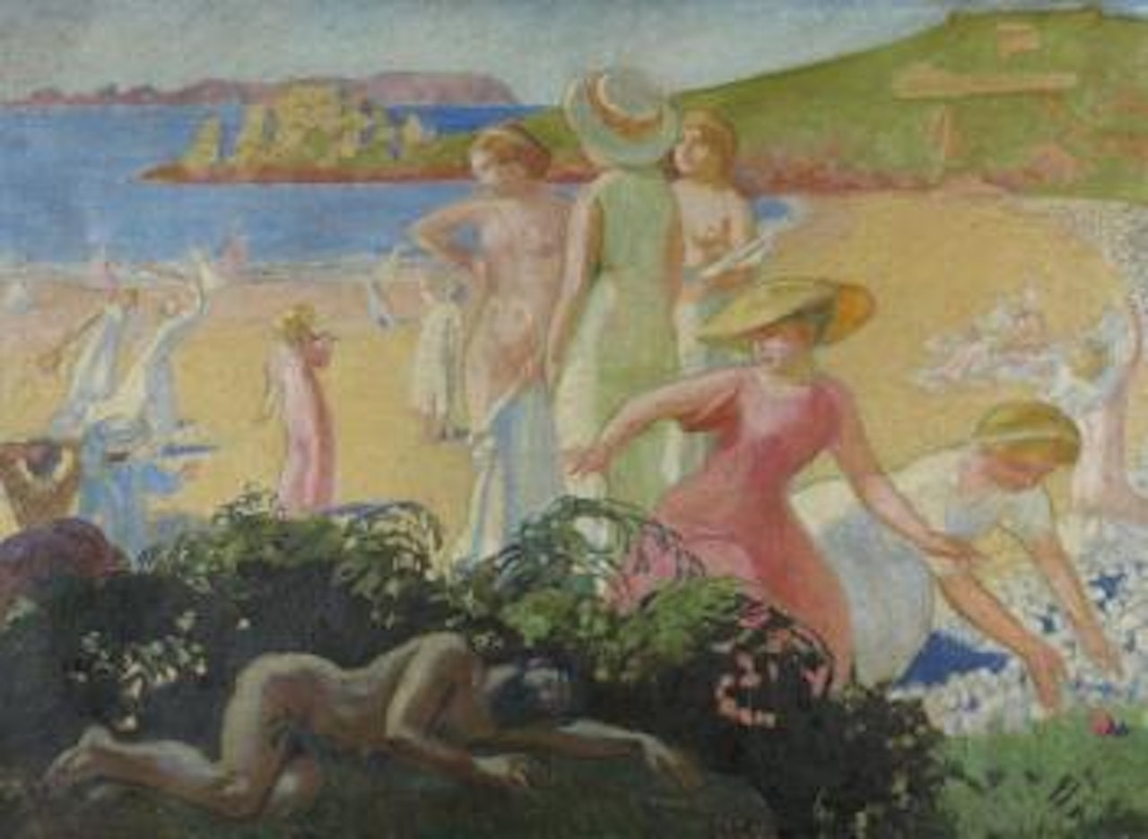 Nausicaa, le sommeil d'Ulysse by Maurice Denis
