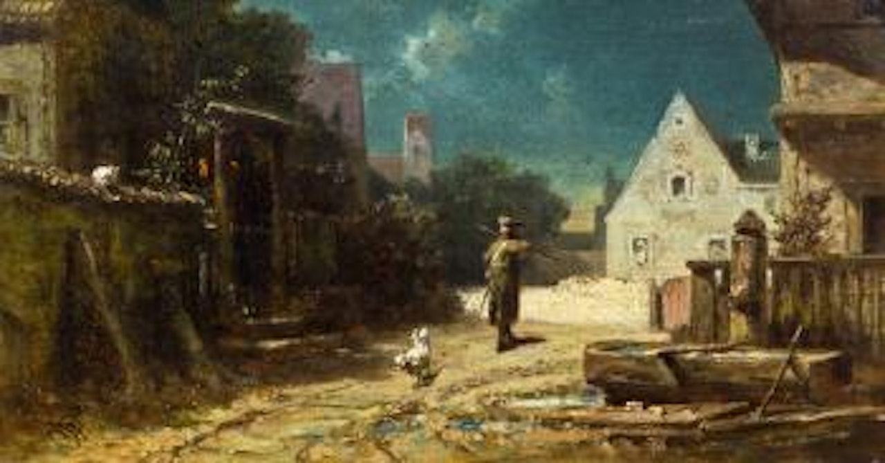 Der Nachtwächter by Carl Spitzweg