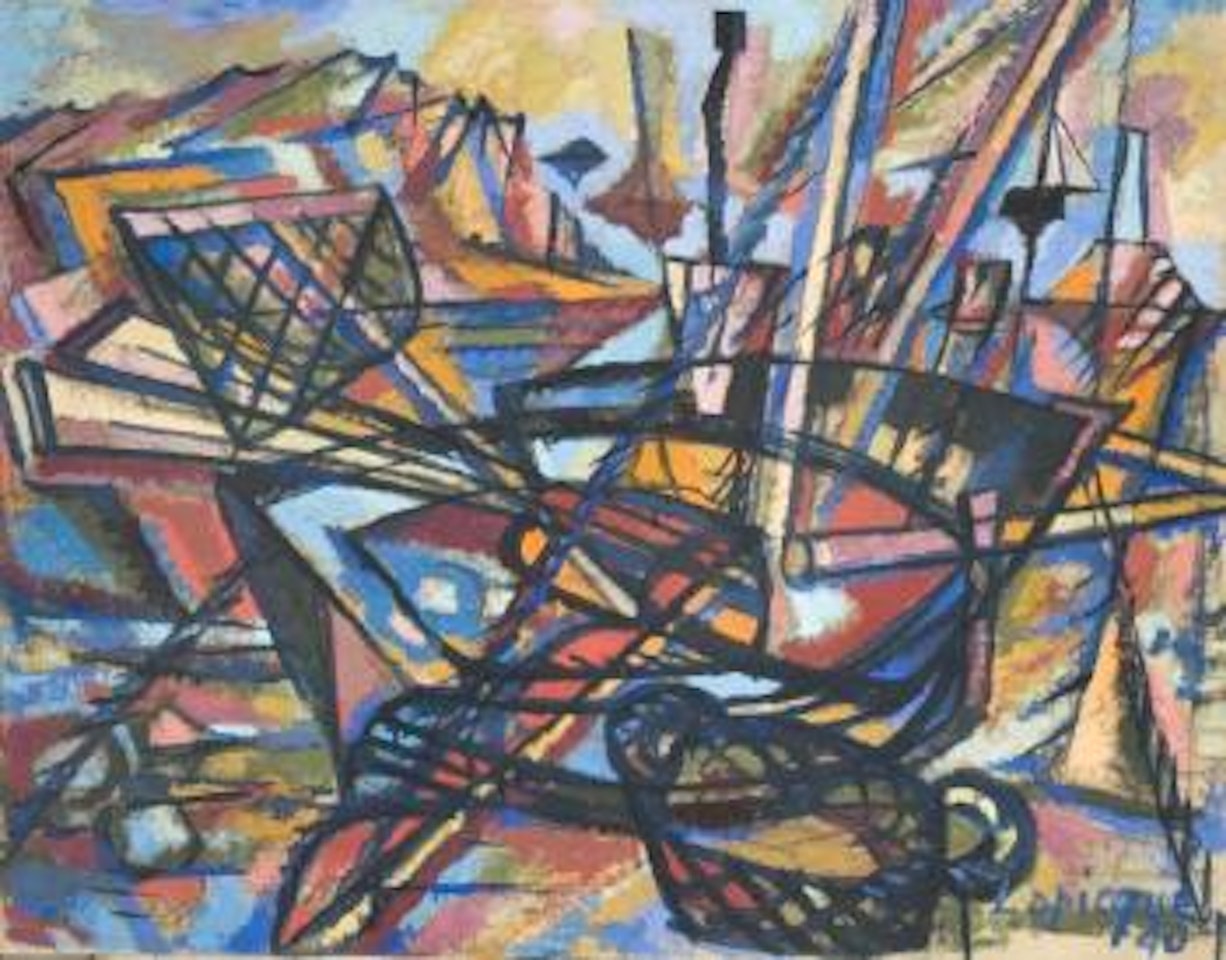La marée basse by Charles Lapicque