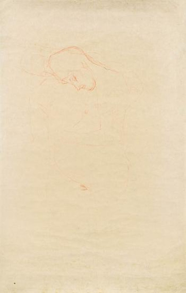 Nacktes Paar mit schwangerer Frau by Gustav Klimt