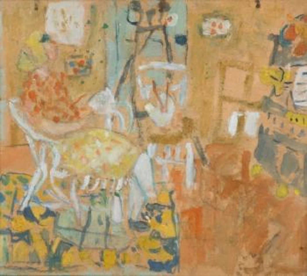 Intérieur d'atelier (esquisse) by Jean Pougny