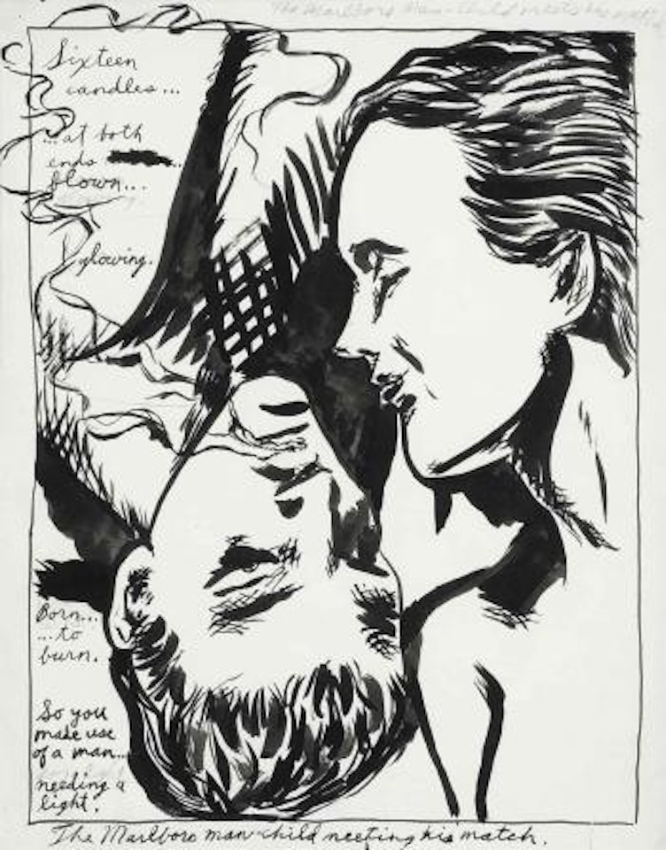 Untitled (Sixteen Candles) by Raymond Pettibon