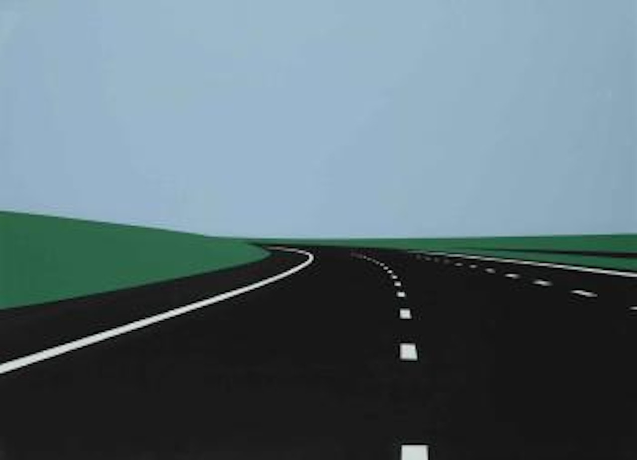 Imagine You Are Driving at Day (7) by Julian Opie