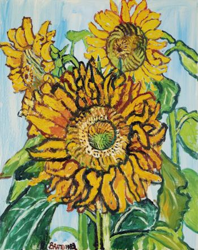 Sunflowers by John Bratby