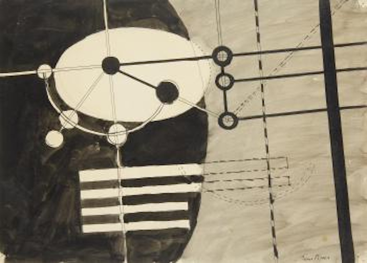 Abstract composition by John Piper