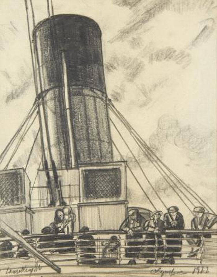 On the Olympic by Laura Knight