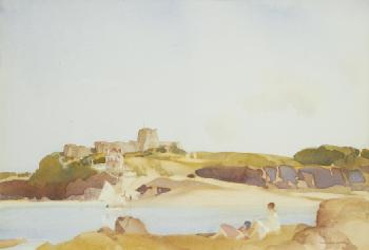The Little Estuary, St Brieux, Brittany by William Russell Flint
