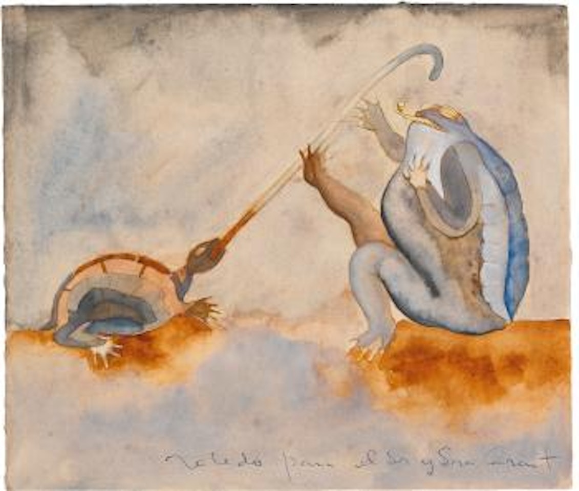 Sapo Con Tortuga by Francisco Toledo