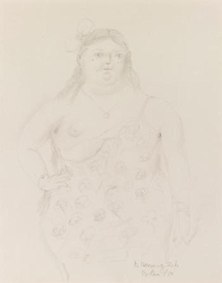 Portrait Of a Lady by Fernando Botero