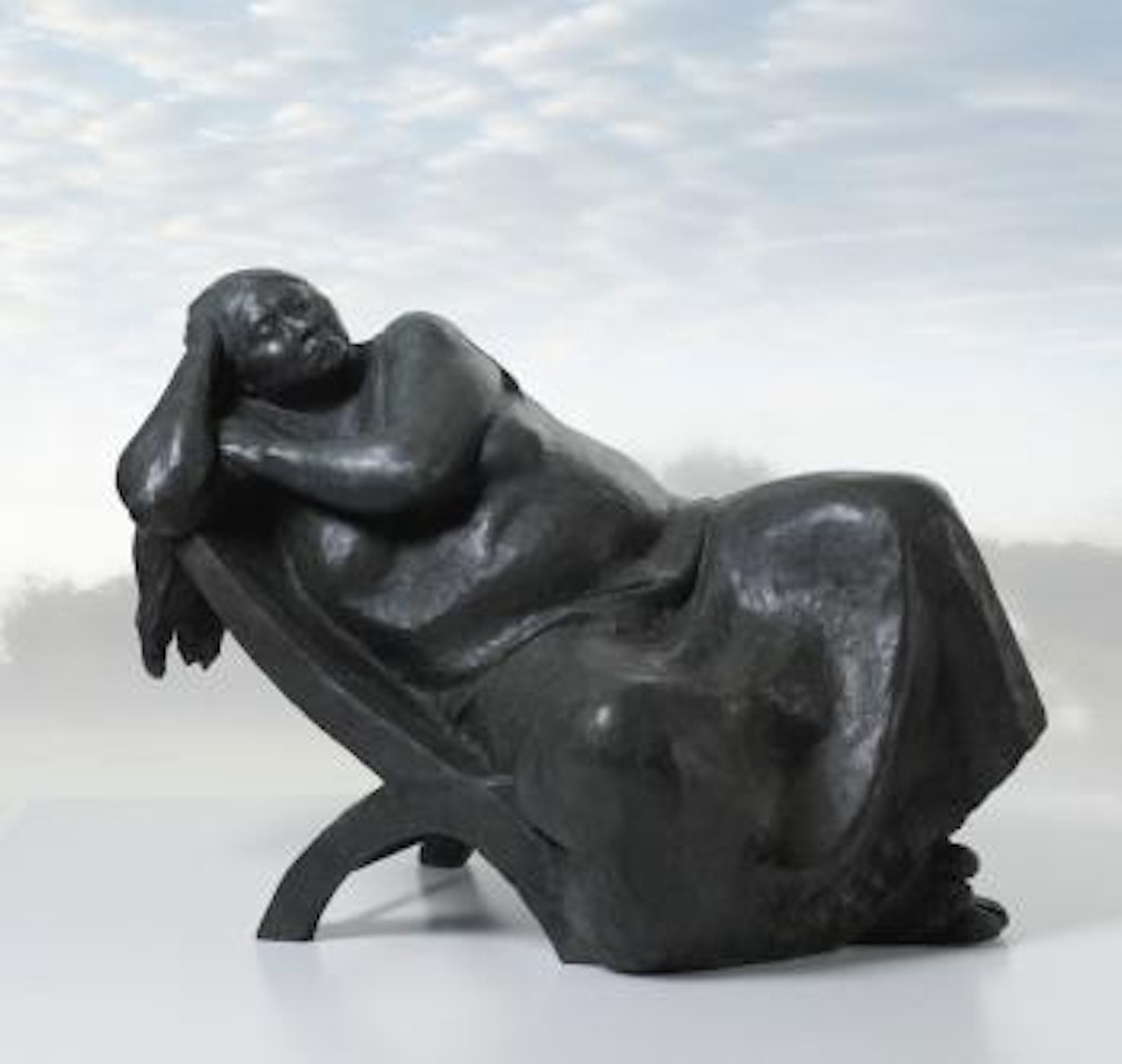 Rosa En Taburete, Pelo Largo by Francisco Zuñiga