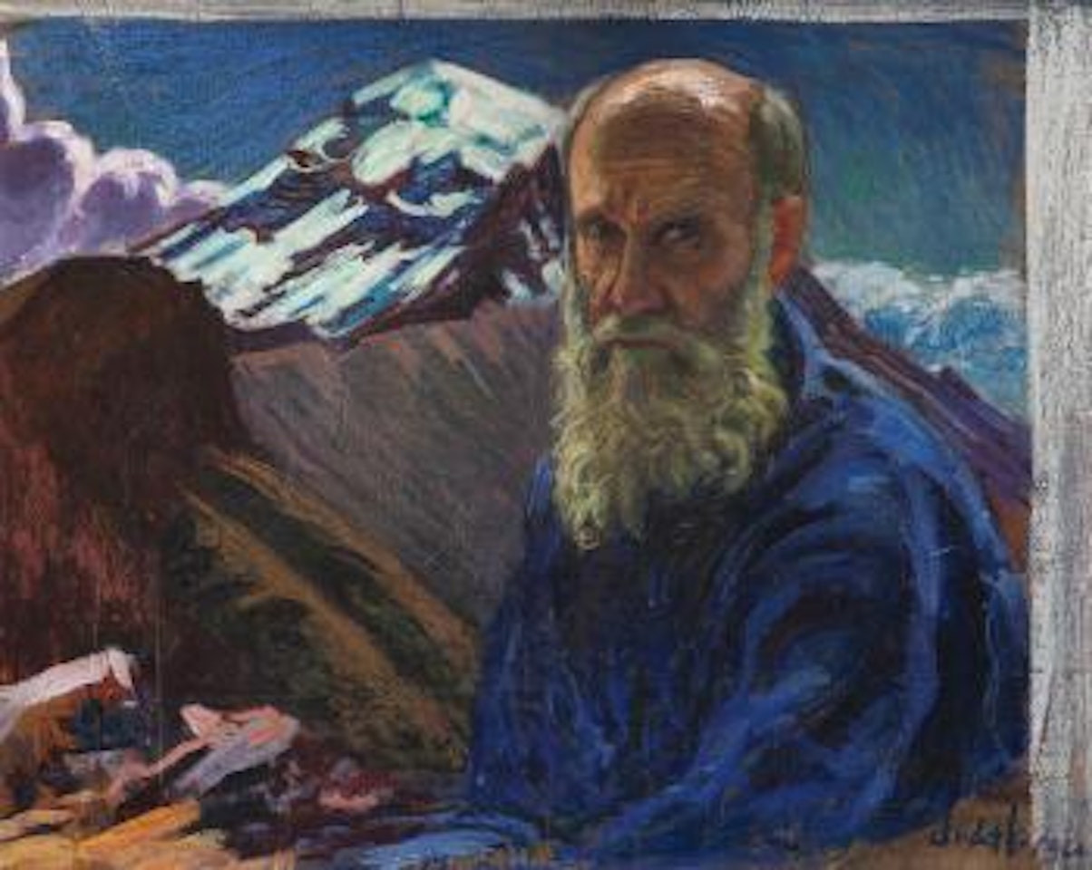 Autorretrato Con Paricutín by Atl