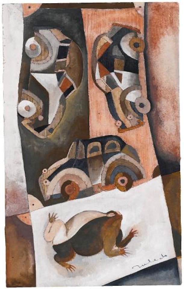 Sapo Con Coches by Francisco Toledo