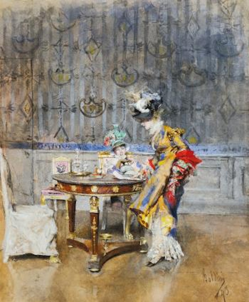The Letter by Giovanni Boldini