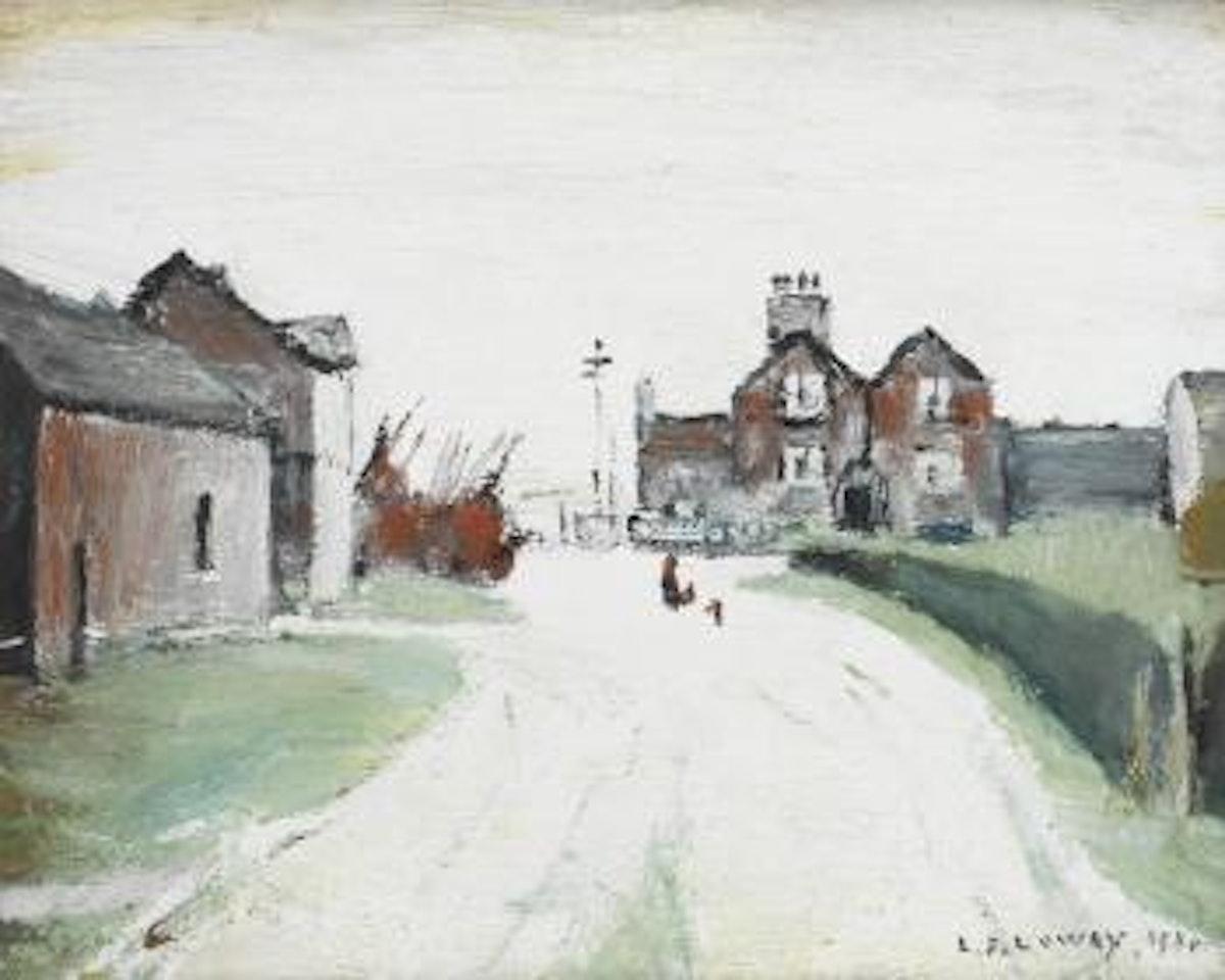 Ardens Farm, Swinton Moss by Laurence Stephen Lowry