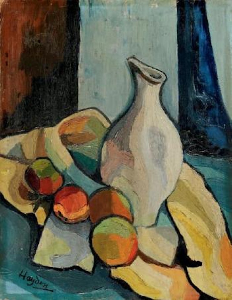 Nature morte au pichet et aux pommes by Henri Hayden