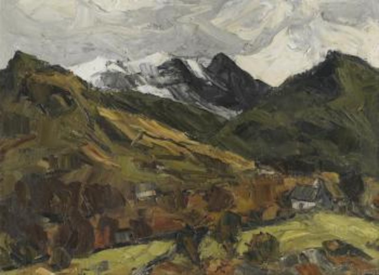 Snowdon in Storm by Kyffin Williams